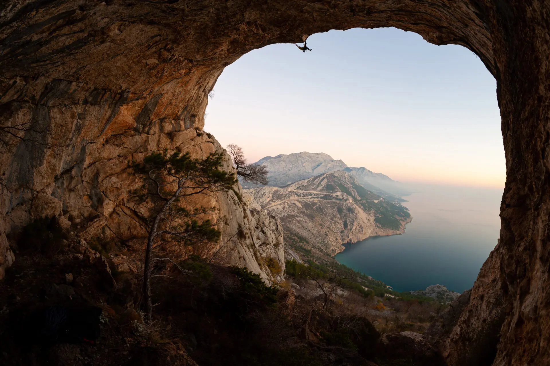 Jernej Kruder climbing in Vrulja, Croatia
