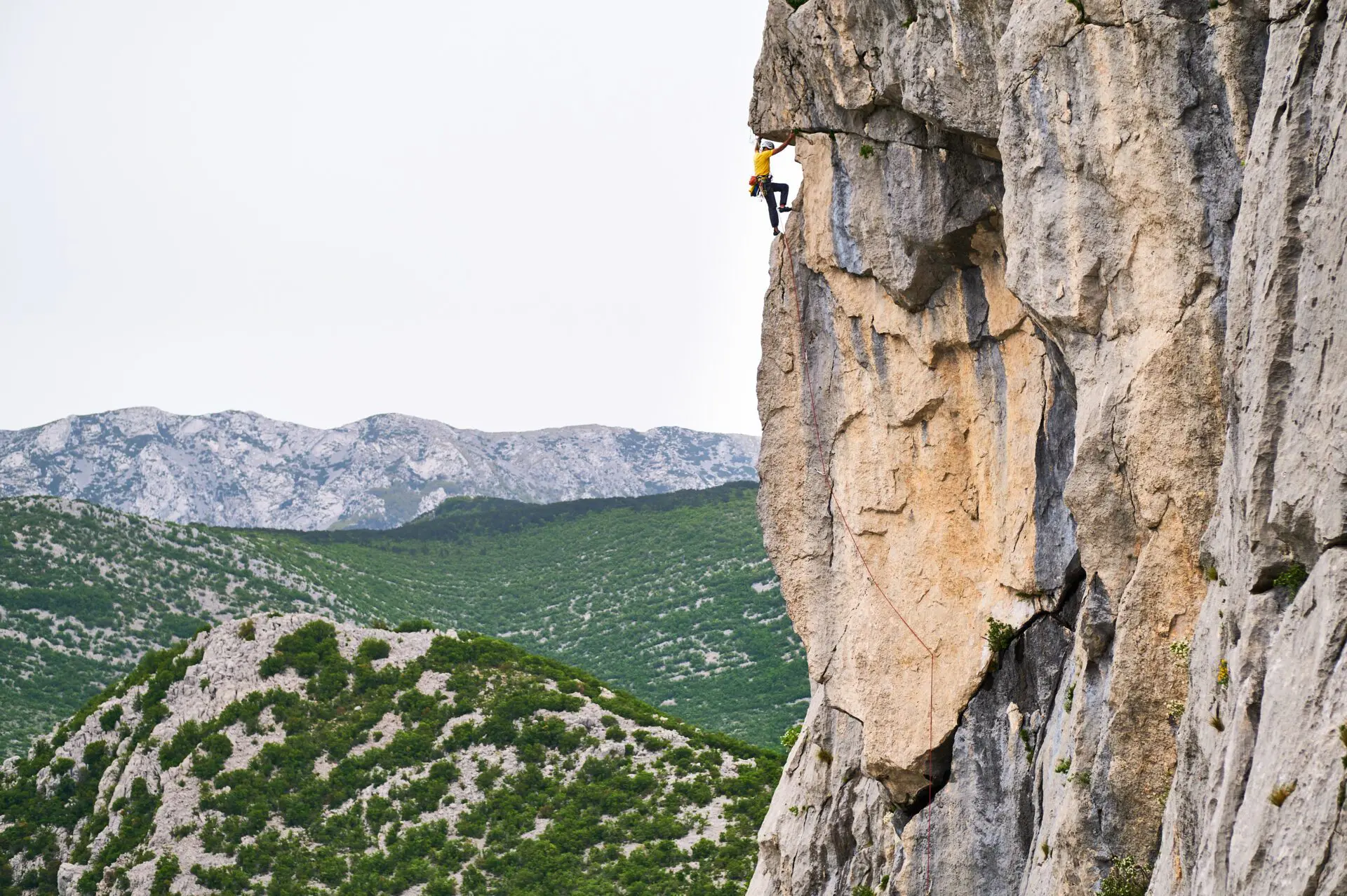 Climbing at Paklenica National Park, Croatia