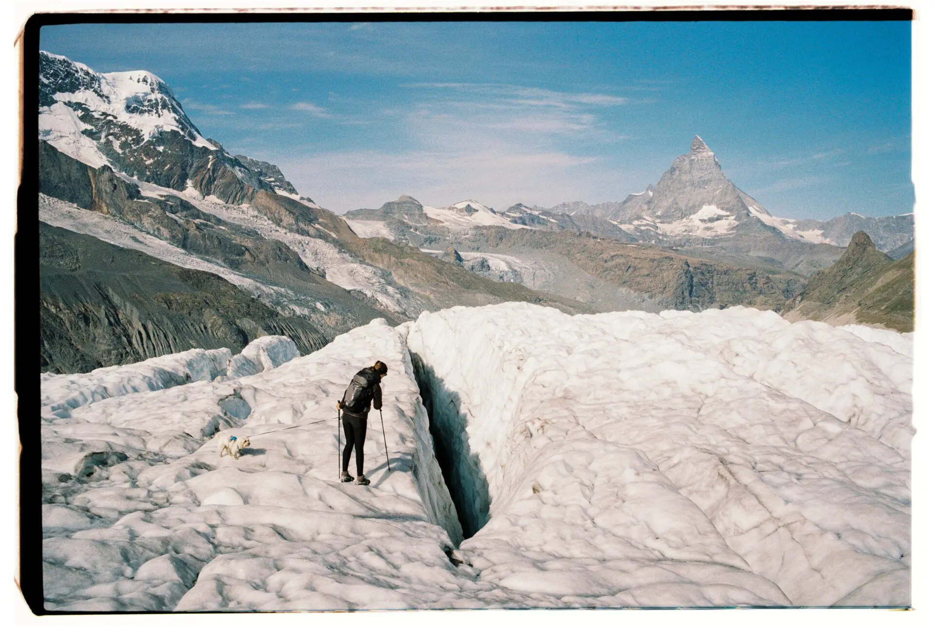 Navigating through Gornergletscher